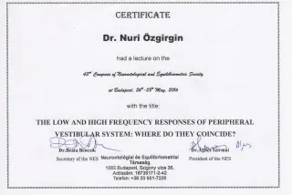 Prof. Dr. Nuri Özgirgin profilinde yer alan galeri fotoğrafı.