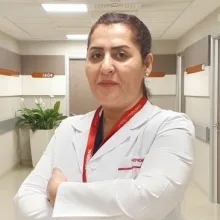 Op. Dr. Zeynep Şener Bahçe — Genel Cerrahi, Diyarbakır. Portre fotoğrafı.