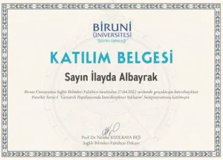 Dkt. İlayda Albayrak Gümüşçü profilinde yer alan galeri fotoğrafı.