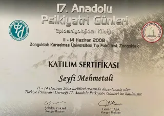 Uzm. Dr. Seyfi Memetali profilinde yer alan galeri fotoğrafı.