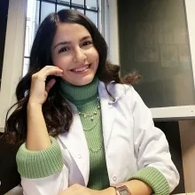 Dyt. Hilal Çankaya — Diyetisyen, İstanbul. Portre fotoğrafı.