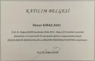 Uzm. Dr. İlknur Kiraz Avcı profilinde yer alan galeri fotoğrafı.