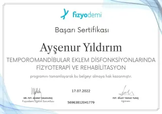 Fzt. Ayşenur Yıldırım profilinde yer alan galeri fotoğrafı.