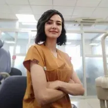 Uzm. Dt. Şeyba Sara Mansuroğlu — Ankara. Portre fotoğrafı.