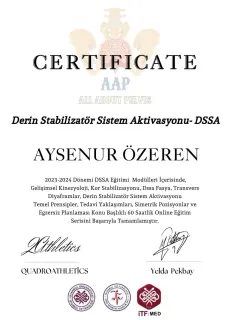 Uzm. Fzt. Ayşenur Özeren profilinde yer alan galeri fotoğrafı.