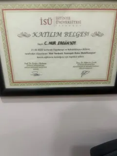 Fzt. Nur Erginsoy profilinde yer alan galeri fotoğrafı.
