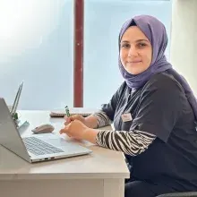 Fzt. Esra Horoz — Fizyoterapi Ve Rehabilitasyon, Ankara. Portre fotoğrafı.