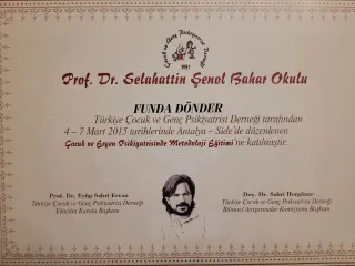 Uzm. Dr. Funda Dönder Şen profilinde yer alan galeri fotoğrafı.