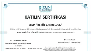 Dkt. Betül Canbeldek profilinde yer alan galeri fotoğrafı.