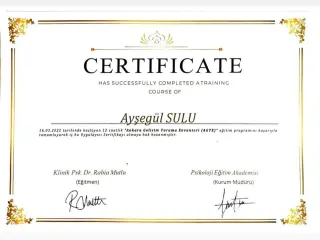 Uzm. Dkt. Ayşegül Sulu profilinde yer alan galeri fotoğrafı.