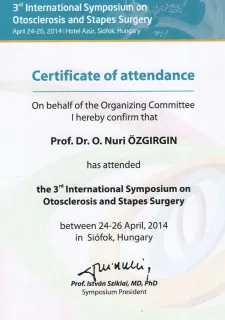 Prof. Dr. Nuri Özgirgin profilinde yer alan galeri fotoğrafı.