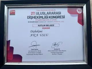 Dt. Ayça Uslu profilinde yer alan galeri fotoğrafı.