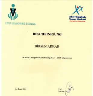 Uzm. Fzt. Birsen Arkar profilinde yer alan galeri fotoğrafı.