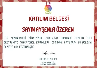 Uzm. Fzt. Ayşenur Özeren profilinde yer alan galeri fotoğrafı.