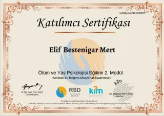 Kl. Psk. Elif Bestenigar Mert profilinde yer alan galeri fotoğrafı.