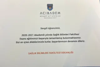 Dyt. Melda Gizem Tavukçuoğlu profilinde yer alan galeri fotoğrafı.