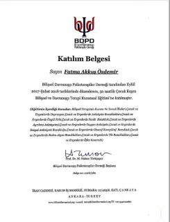 Uzm. Dr. Fatma Akkuş Özdemir profilinde yer alan galeri fotoğrafı.
