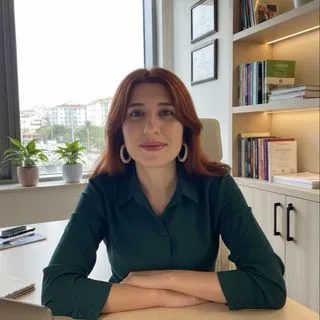 Psk. Huriye İrem Ayaydın — Psikoloji. Portre fotoğrafı.