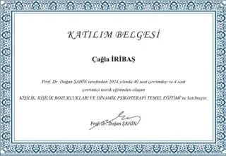 Kl. Psk. Çağla İribaş profilinde yer alan galeri fotoğrafı.