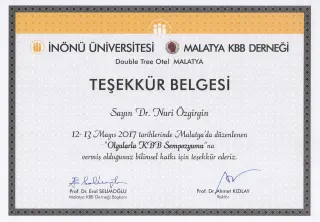 Prof. Dr. Nuri Özgirgin profilinde yer alan galeri fotoğrafı.