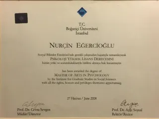 Kl. Psk. Nurçin Eğercioğlu profilinde yer alan galeri fotoğrafı.