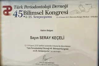Uzm. Dt. Seray Keçeli Onat profilinde yer alan galeri fotoğrafı.