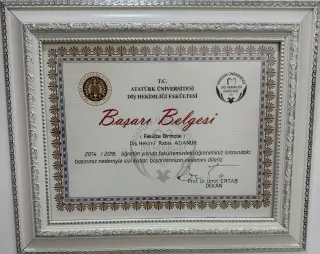 Uzm. Dt. Rabia Adanur Atmaca profilinde yer alan galeri fotoğrafı.