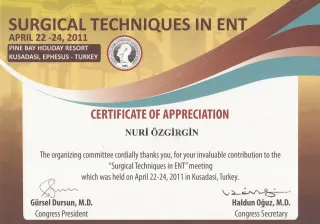 Prof. Dr. Nuri Özgirgin profilinde yer alan galeri fotoğrafı.