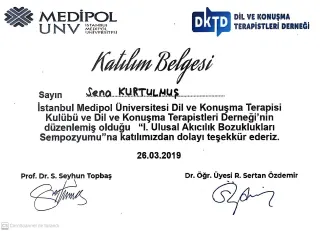 Uzm. Dkt. Sena Toktaş profilinde yer alan galeri fotoğrafı.