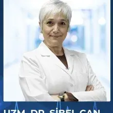 Uzm. Dr. Sibel Can — Psikiyatri. Portre fotoğrafı.