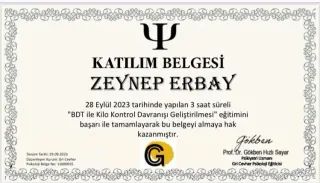 Kl. Psk. Zeynep Erbay profilinde yer alan galeri fotoğrafı.