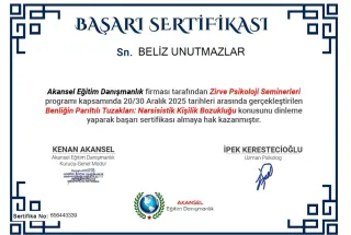 Kl. Psk. Beliz Unutmazlar profilinde yer alan galeri fotoğrafı.