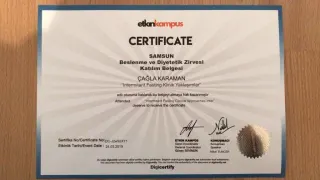 Dyt. Çağla Karaman profilinde yer alan galeri fotoğrafı.