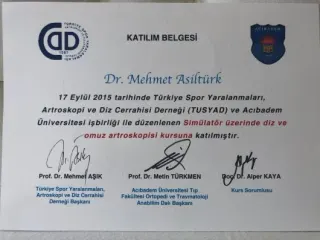 Op. Dr. Mehmet Asiltürk profilinde yer alan galeri fotoğrafı.